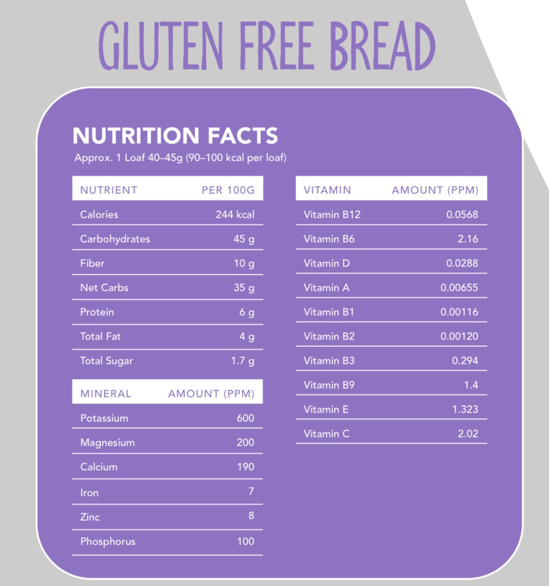 Eishna Date Seed Bread - Gluten Free